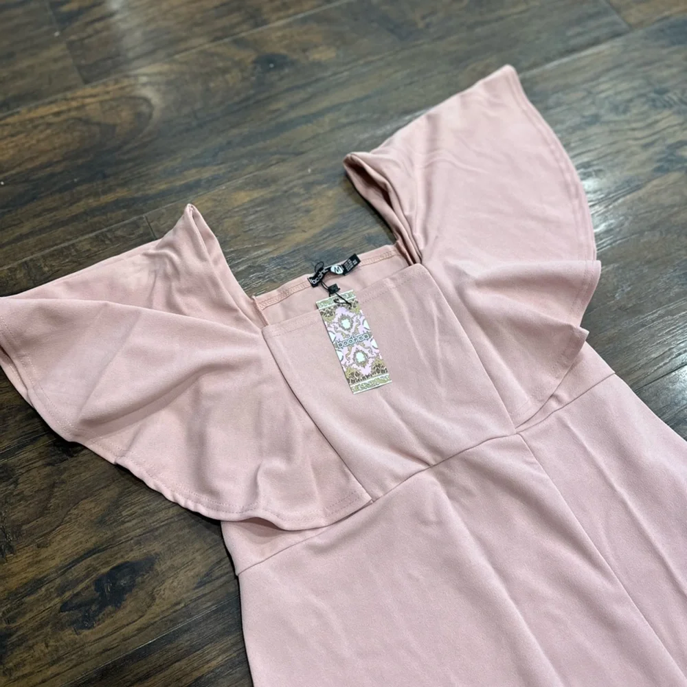 NWT Boohoo maternity midi dress - Picture 4 of 8